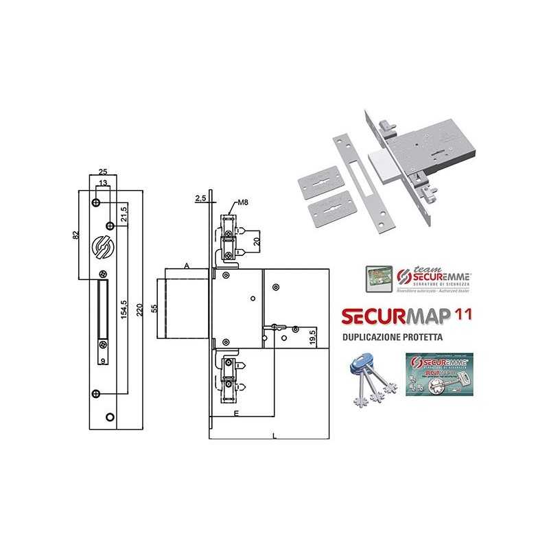 SERRATURE SECUREMME INF. SECURMAP11 TRIPLICI 2003