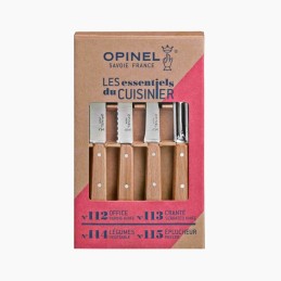 ASSORTIMENTO COLTELLI OPINEL CUCINA 4 PZ