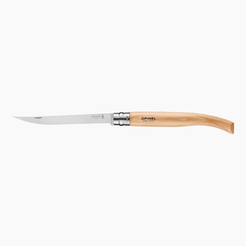 COLTELLI OPINEL A FILETTARE MANICO FAGGIO CM.15