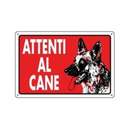 CARTELLI ATTENTI AL CANE 30X20