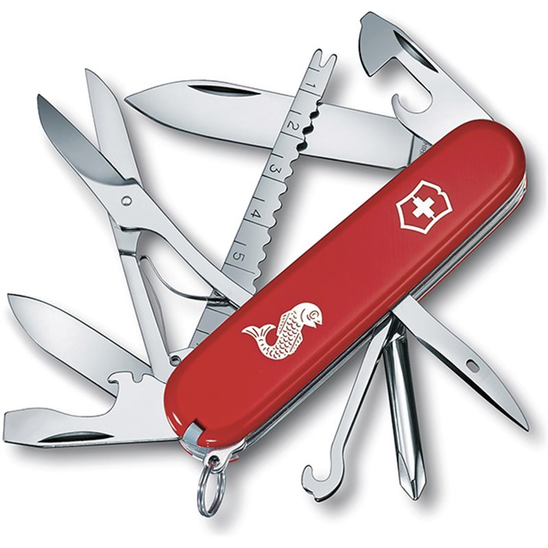 COLTELLI MULTIUSO VICTORINOX FISHERMAN RED