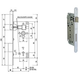 SERRATURE AGB PATENT GRANDE B.TONDO ART.591