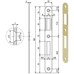 CONTROPIASTRE AGB PATENT PICCOLA BT ART.570.01