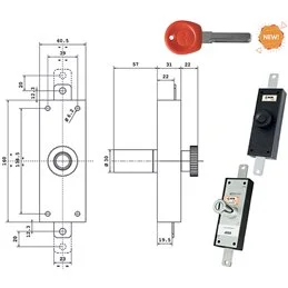 SERRATURE MOIA STRETTA J222