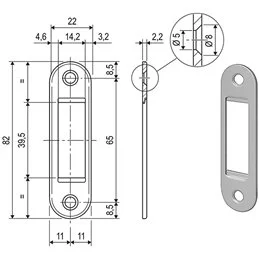 CONTROPIASTRE AGB EASY-FIX POLARIS 2XT ART.1402