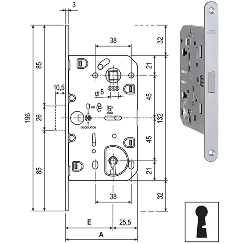 SERRATURE AGB POLARIS 2XT PATENT ART.6101 SERRATURE AGB POLARIS 2XT PATENT ART.6101