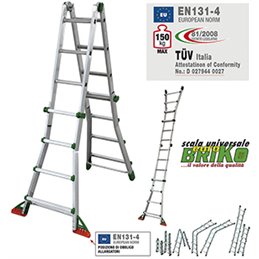 SCALE ALLUMINIO FACAL EUROBRIKO16 EN131.4 - 5+5