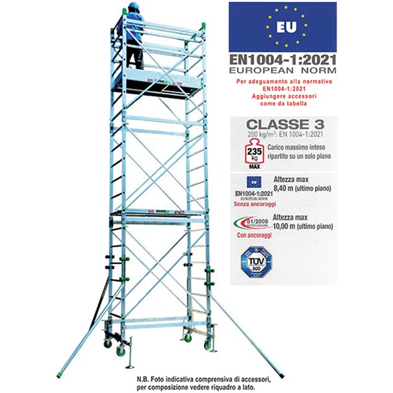 TRABATTELLI ALLUMINIO FACAL MOD.DOGE 65 MT.7,10 TRABATTELLI ALLUMINIO FACAL MOD.DOGE 65 MT.7,10