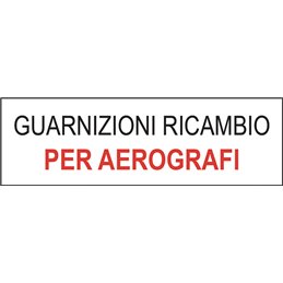 GUARNIZIONI RICAMBIO PER SERBATOIO AEROGRAFO LT1