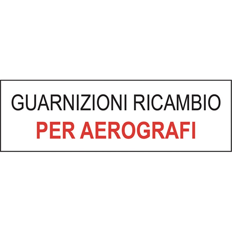 GUARNIZIONI RICAMBIO PER SERBATOIO AEROGRAFO LT1