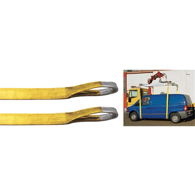 NASTRI DI SOLLEVAMENTO DOPPIO STRATO STROPS GIALLO MT.3 CE