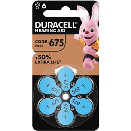 PILE DURACELL AP.ACUSTICI DA675 PZ6