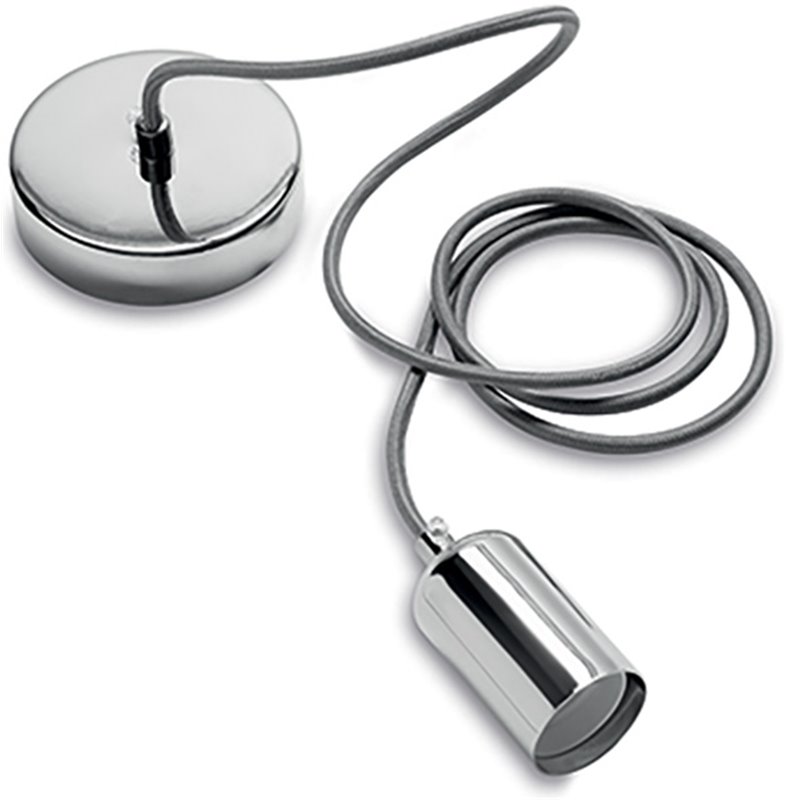 PENDEL WIVA E27 METALLO ARGENTO PENDEL WIVA E27 METALLO ARGENTO