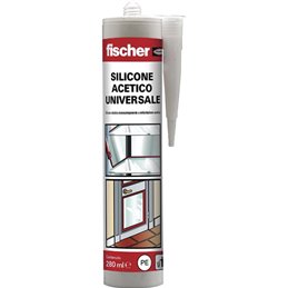 SILICONE ACETICO FISCHER UNIVERSALE 626 BIANCO