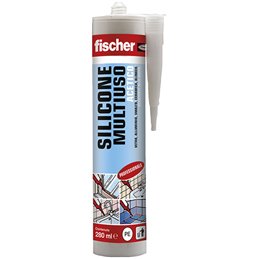 SILICONE ACETICO FISCHER MULTIUSO MARRONE 726