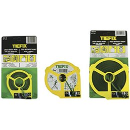 TIEFIX PIATTINA LEGATURA PVC VERDE MT. 25