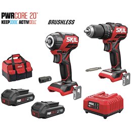KIT BRUSHLESS 2 UTENSILI + 2 BATTERIE SKIL 3358EA
