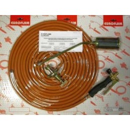 KIT CANNELLO GAS CON TUBO GPL ARANCIO EN559