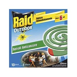 SPIRALI RAID ANTIZANZARE CON.10 PZ.