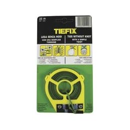 TIEFIX PIATTINA LEGATURA PVC VERDE MT. 25