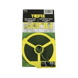 TIEFIX PIATTINA LEGATURA PVC VERDE MT.100