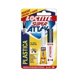 COLLA SUPER ATTAK PLASTICA GR.2 + ML.4